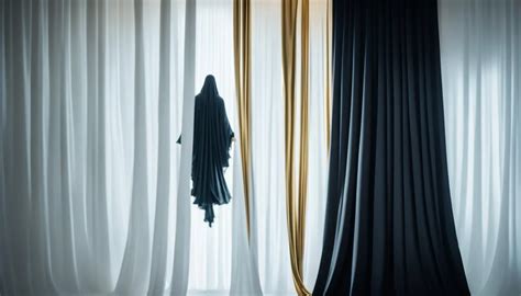 The Symbolism of Opening Black Curtains in a Dream